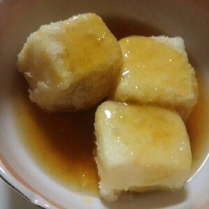 揚げ出し豆腐甘酢餡かけ